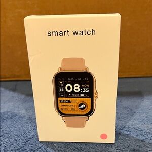 Smart Watch with Pink Band